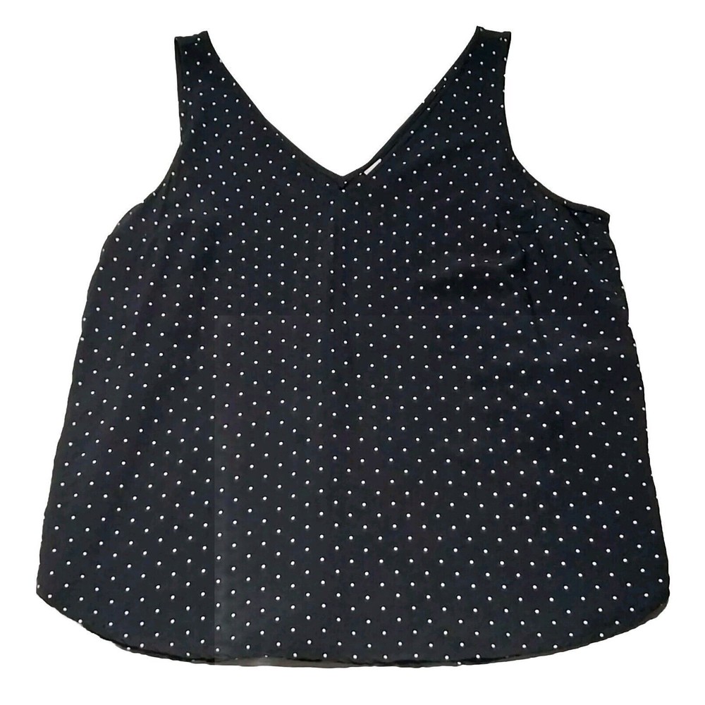 Old Navy Relaxed Sleeveless V Neck Pullover Tank Top Women Medium Length 18" EUC